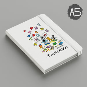 Personalized notebook with the subject "Speech therapist"