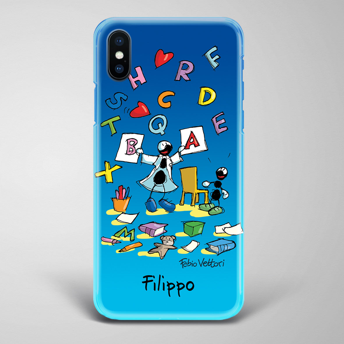 Cover artistica per Smartphone Personalizzata Logopedista (maschio)