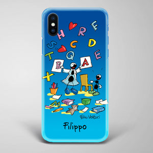 Cover artistica per Smartphone Personalizzata Logopedista (maschio)