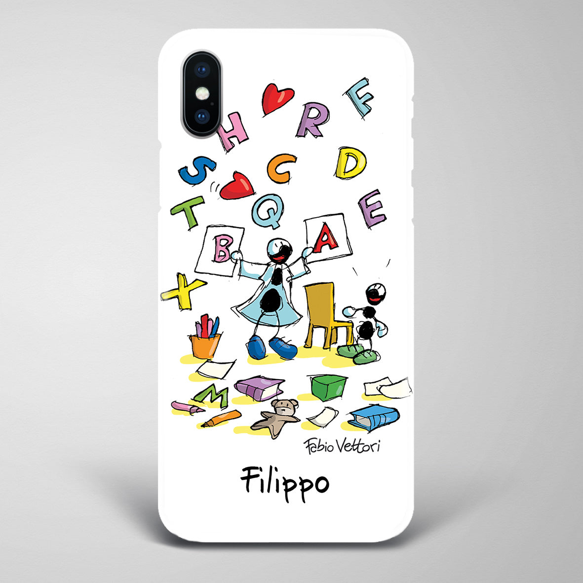Cover artistica per Smartphone Personalizzata Logopedista (maschio)
