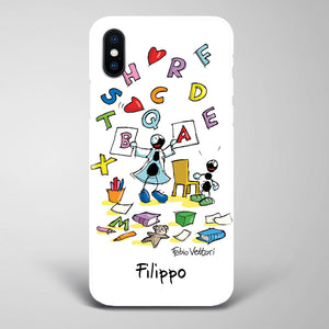 Cover artistica per Smartphone Personalizzata Logopedista (maschio)