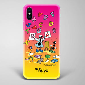 Cover artistica per Smartphone Personalizzata Logopedista (maschio)