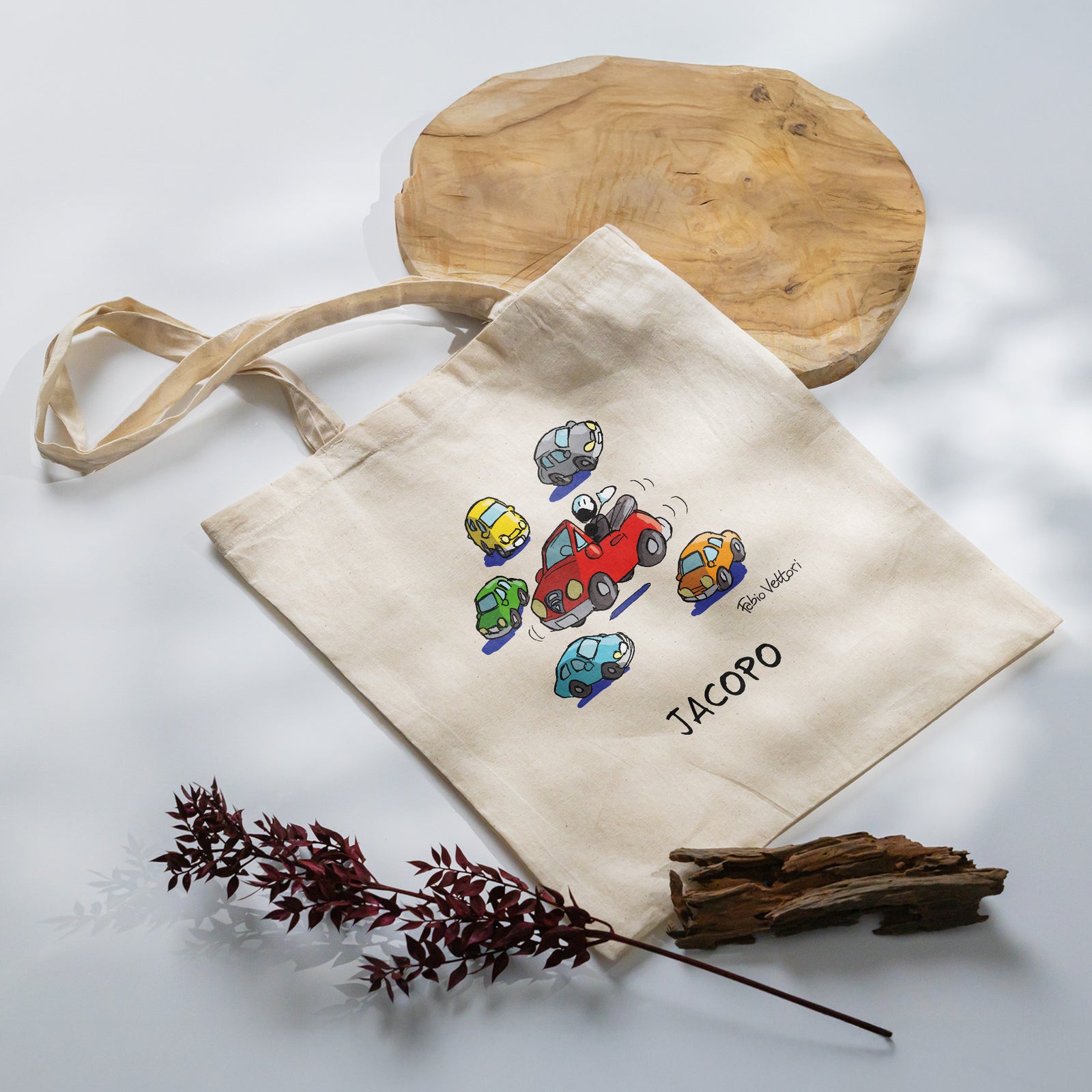 Shopper Personalizzata "Macchinine"