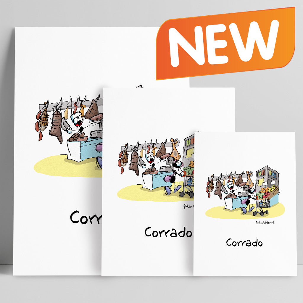 Personalized "Butcher" poster print