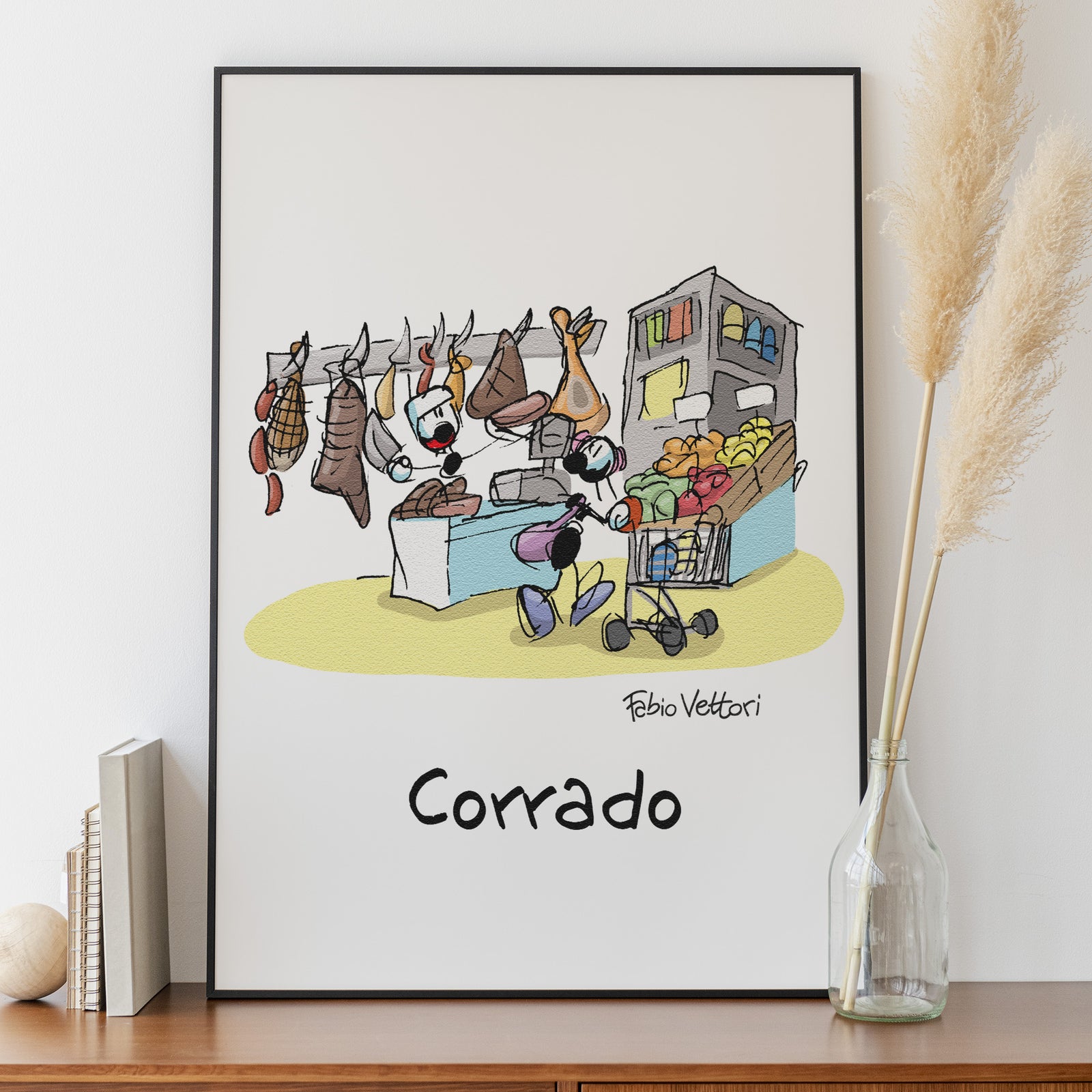 Personalized "Butcher" poster print