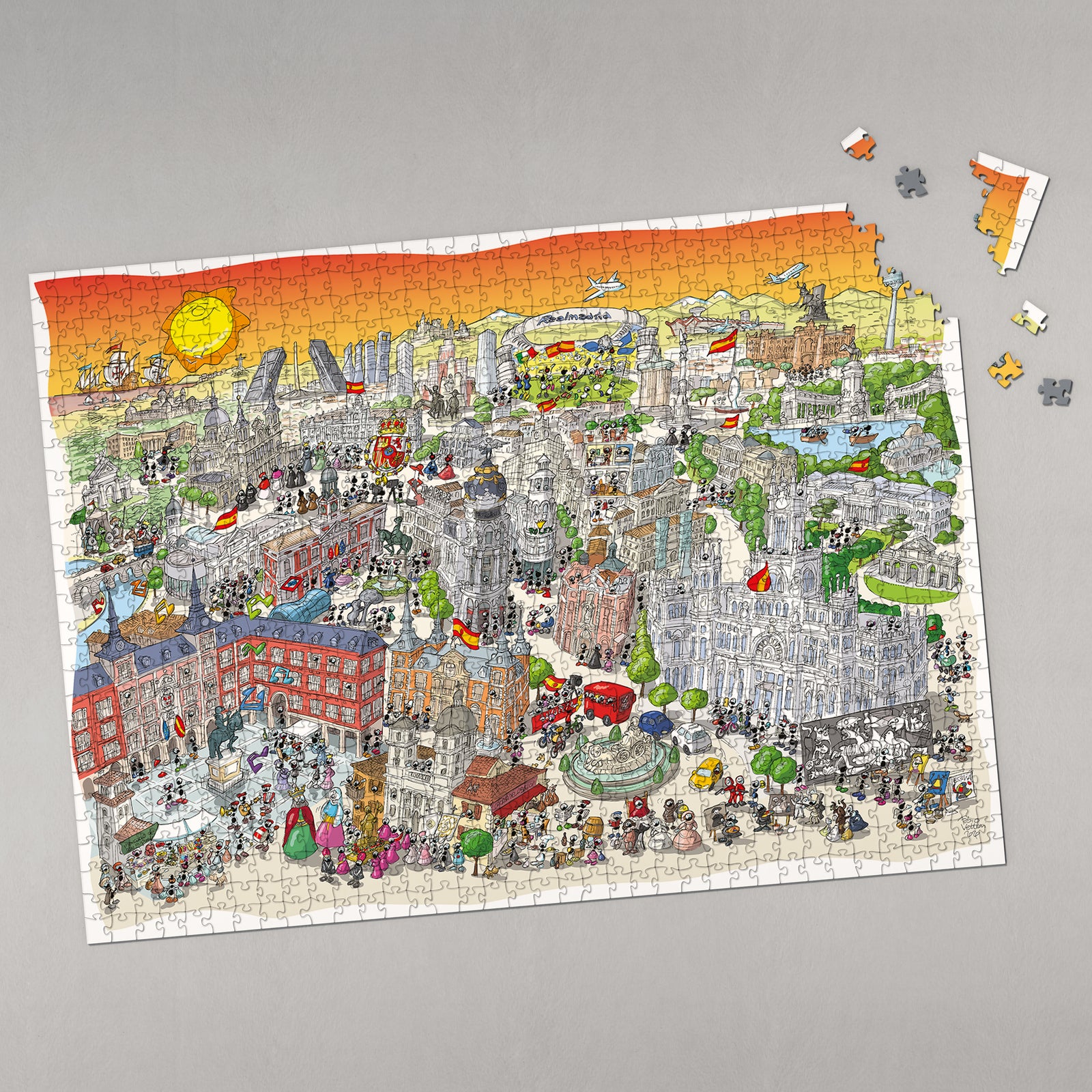 Puzzle "Madrid" 1080 pezzi