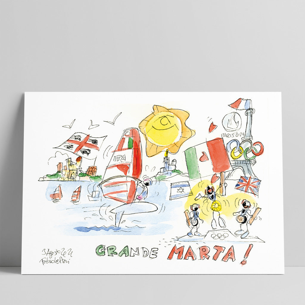 Disegno originale "Marta Maggetti - Paris 2024"