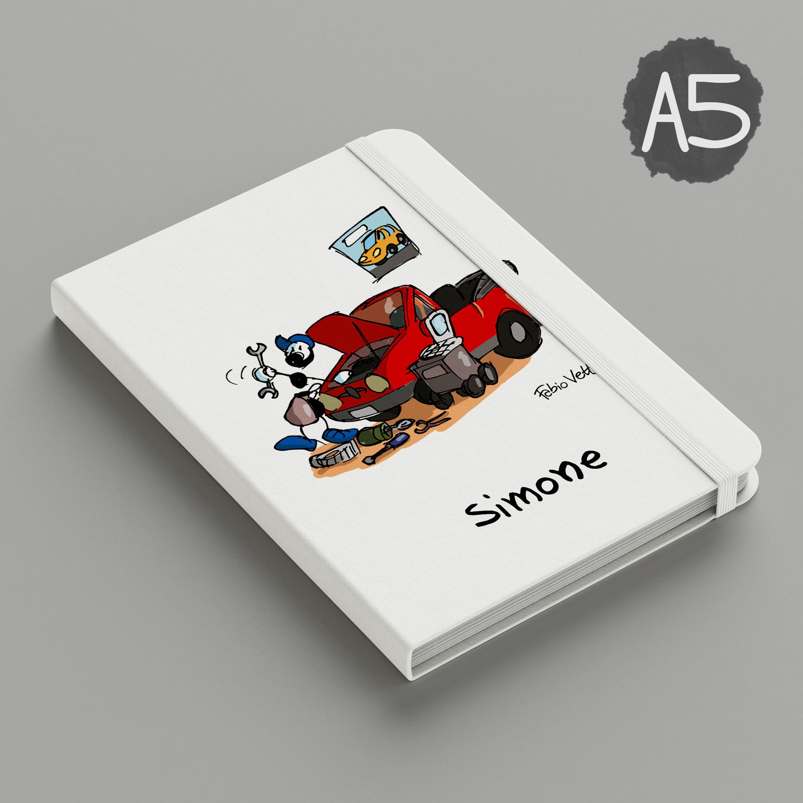 Personalized notebook "Mechanic" subject