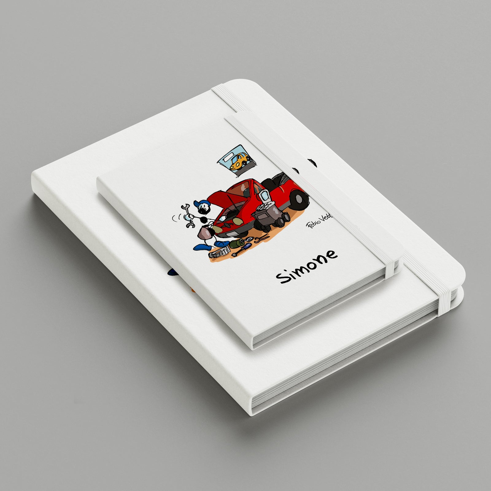 Personalized notebook "Mechanic" subject