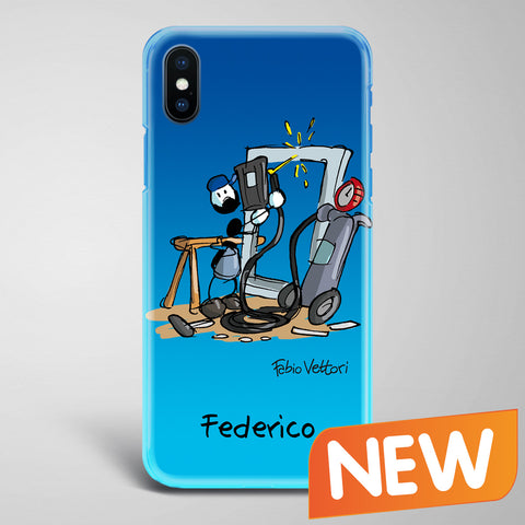 Cover artistica per Smartphone Personalizzata Metalmeccanico