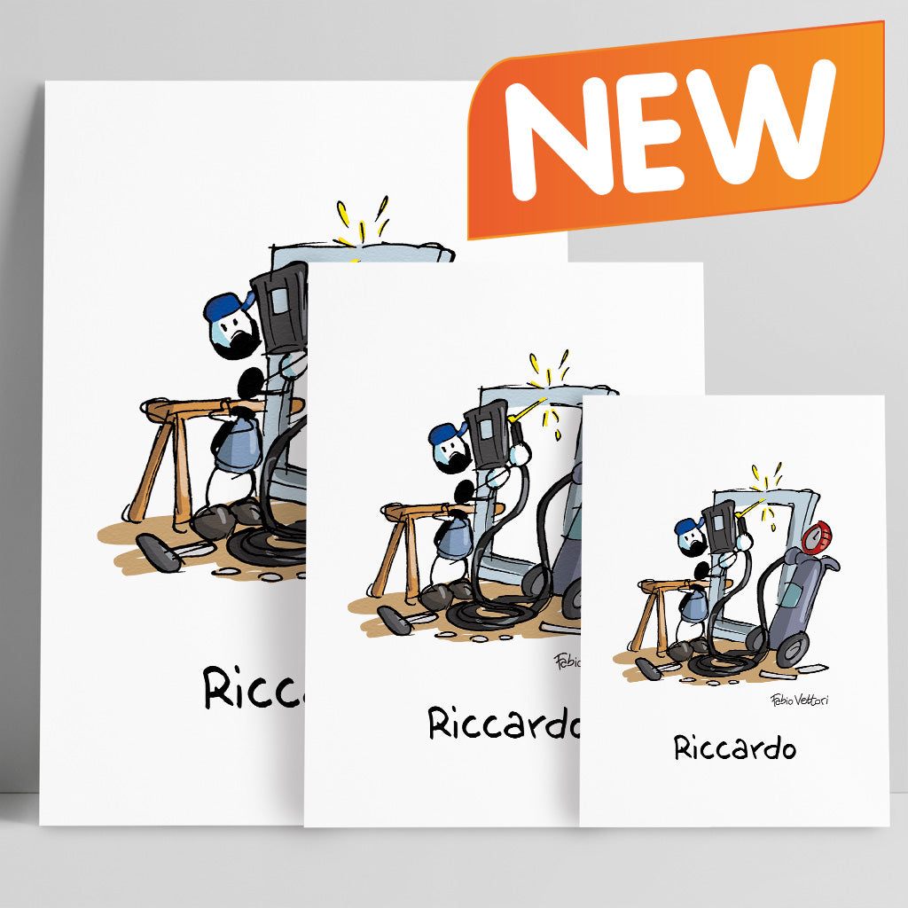 Personalized "Astronaut" poster print