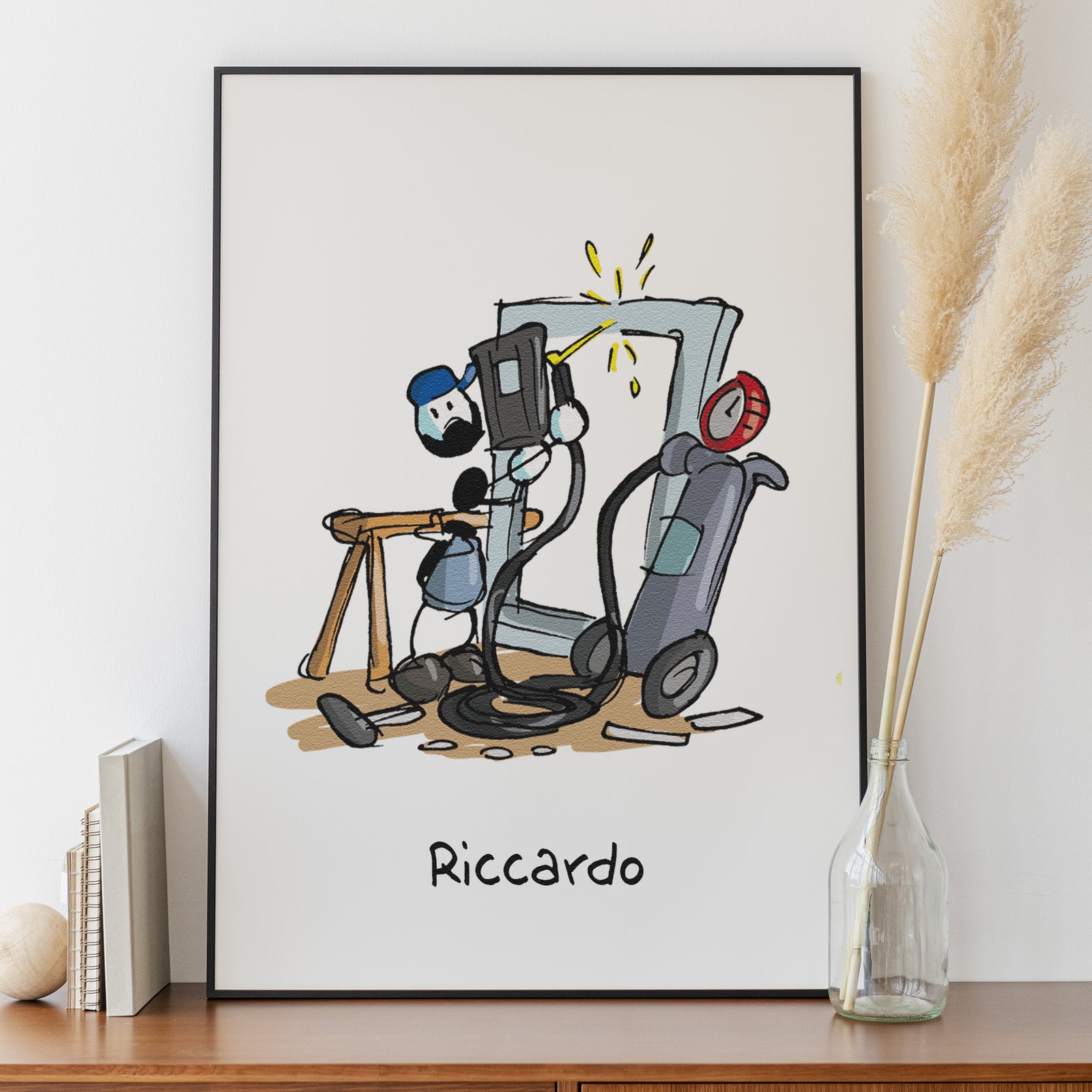 Personalized "Astronaut" poster print