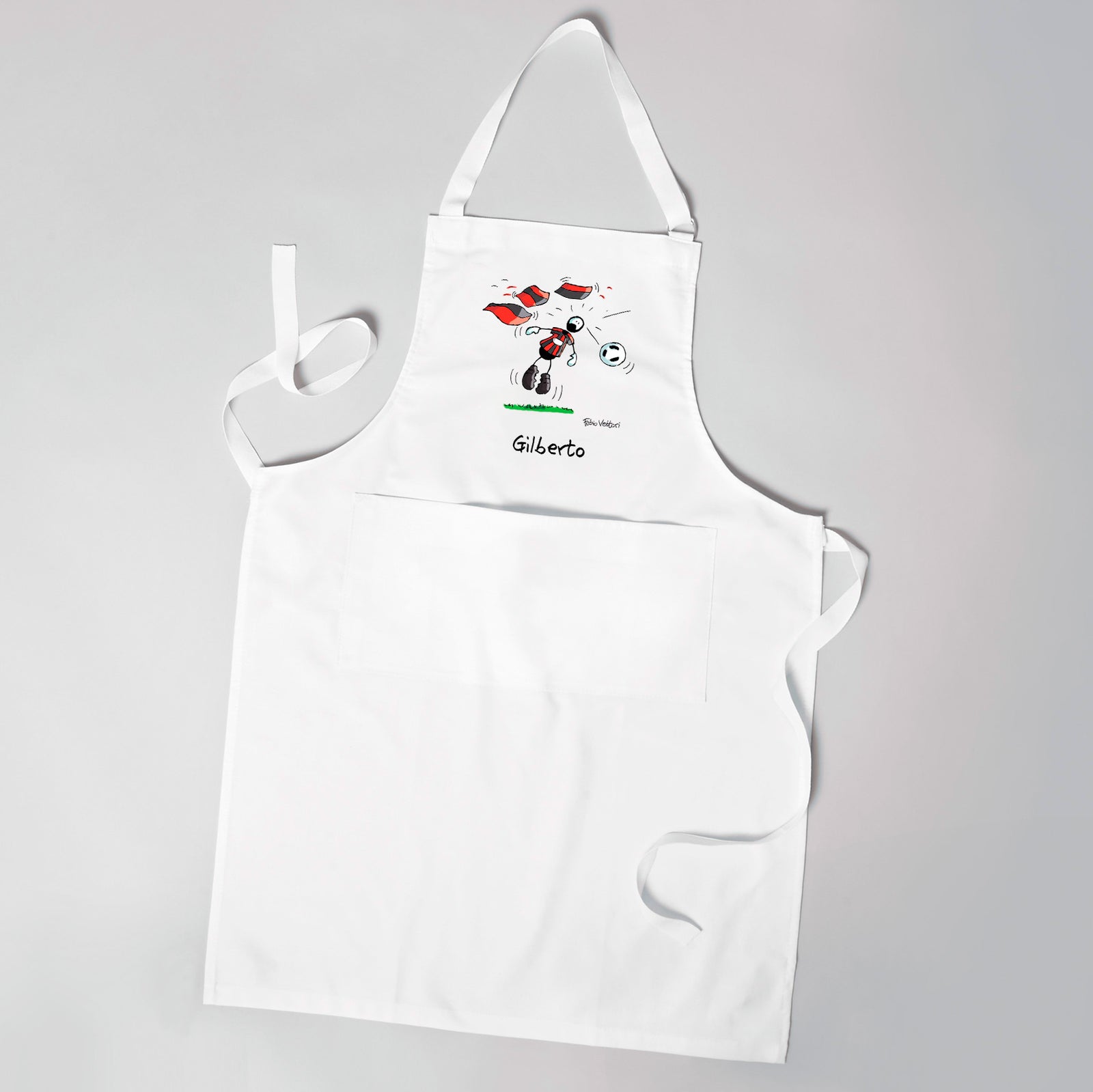 Grembiule Personalizzato "Rossonero"