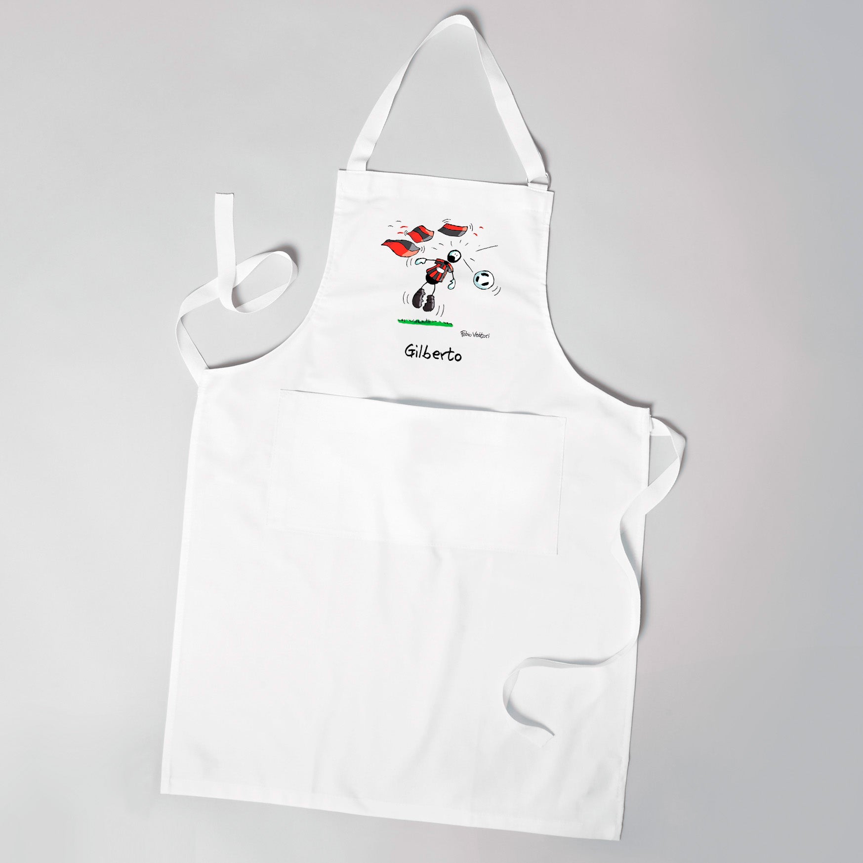 Personalized "Rossonero" apron