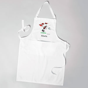 Personalized "Rossonero" apron