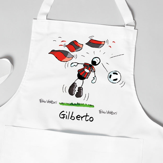 Personalized "Rossonero" apron