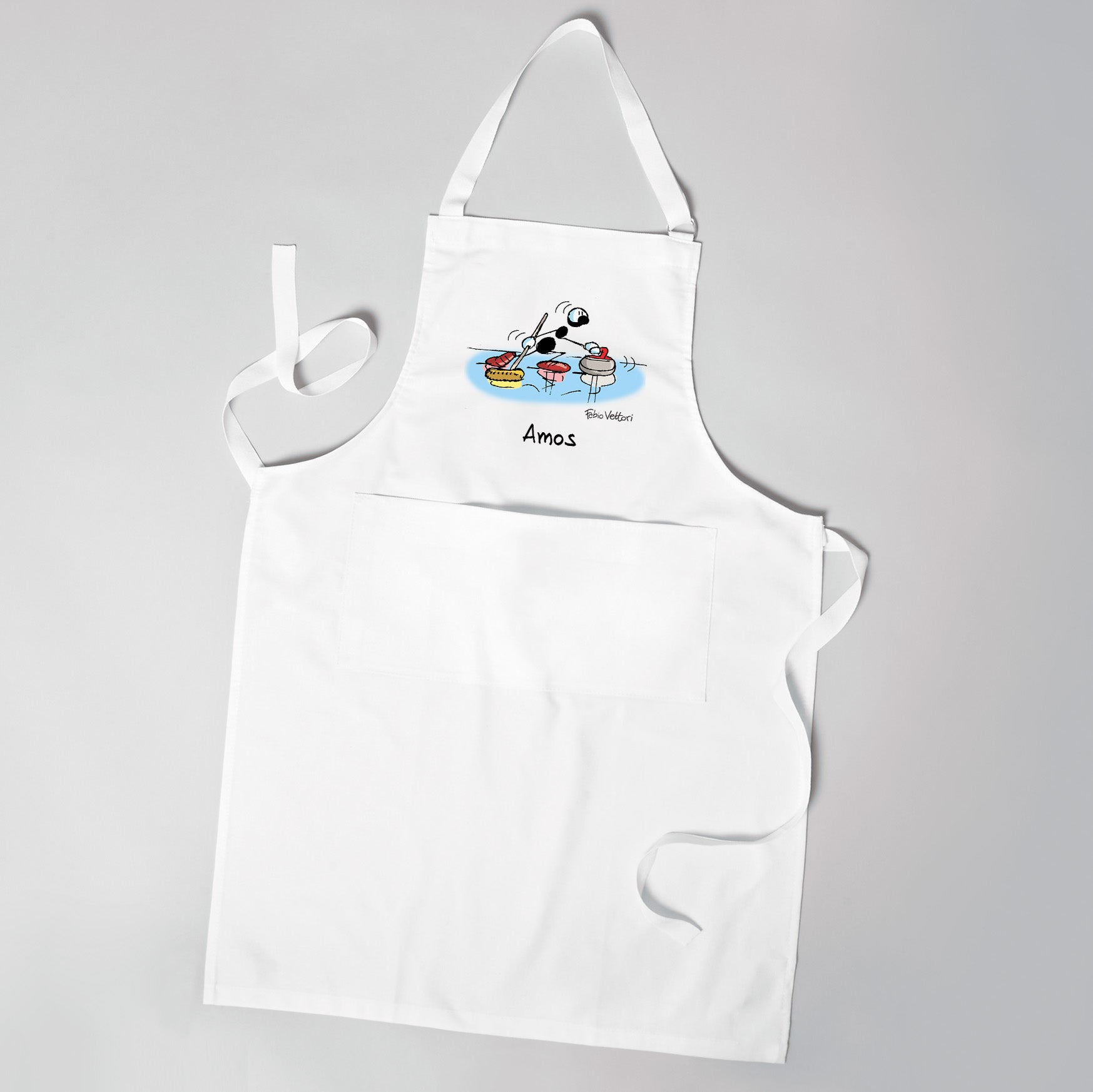 Personalized "Curling" Apron