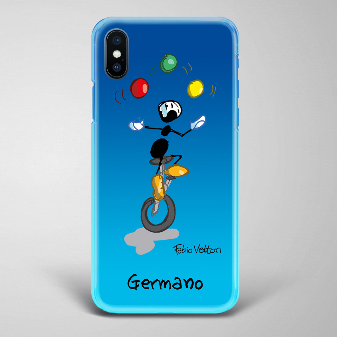Artistic Smartphone Cover Personalized Unicycle