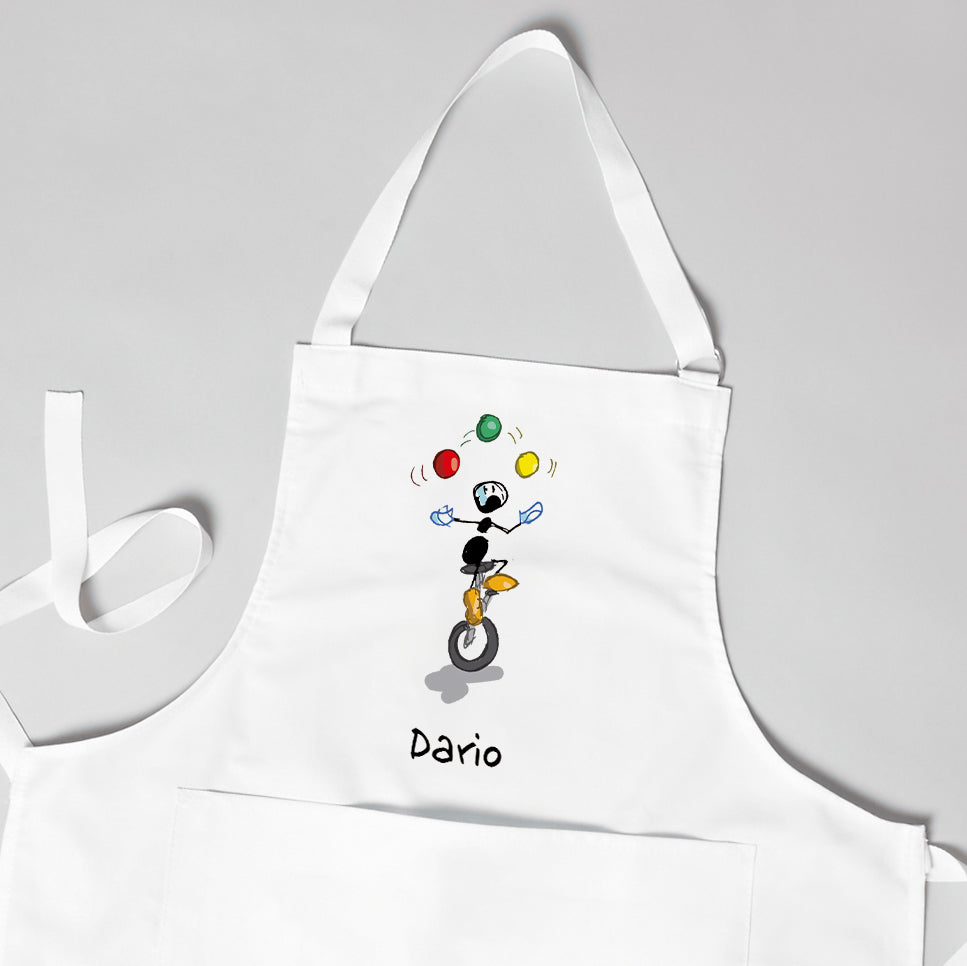 Grembiule Personalizzato "Monociclo"