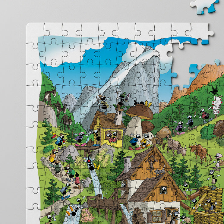 Puzzle Personalizzato soggetto "Montagna"