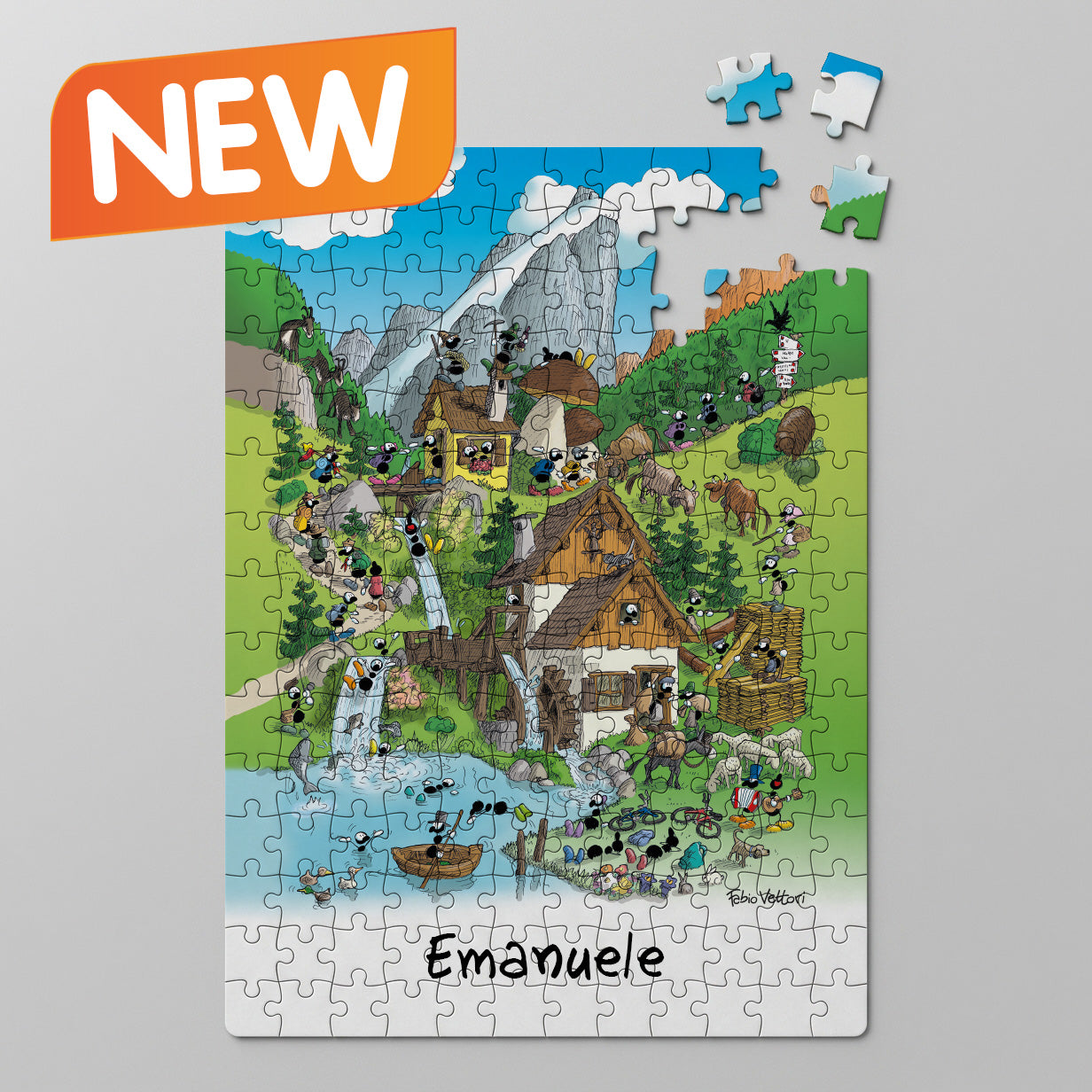 Puzzle Personalizzato soggetto "Montagna"