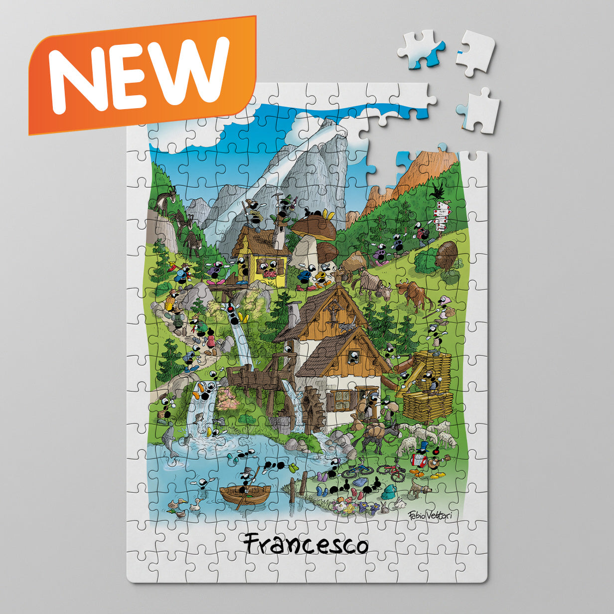 Puzzle Personalizzato soggetto "Montagna"