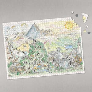 Puzzle "Montagna" 1080 pezzi