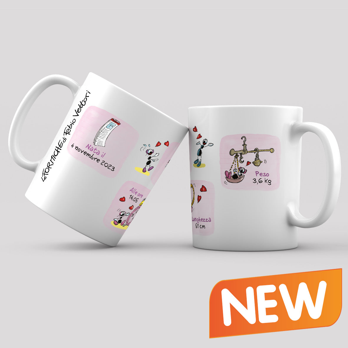 Personalized MUG "New Born"