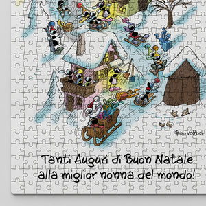 Puzzle Personalizzato soggetto "Slittini"