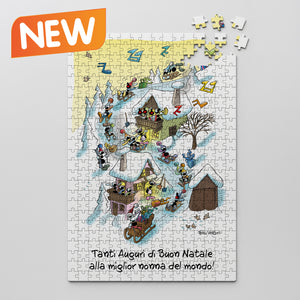 Puzzle Personalizzato soggetto "Slittini"
