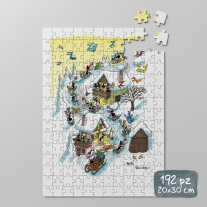 Puzzle Personalizzato soggetto "Slittini"