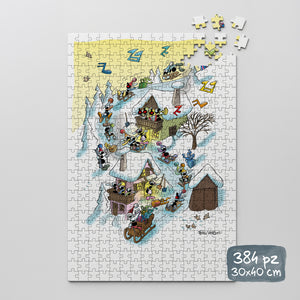 Puzzle Personalizzato soggetto "Slittini"