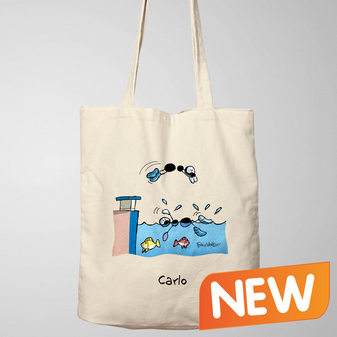 Shopper Personalizzata "Nuoto"