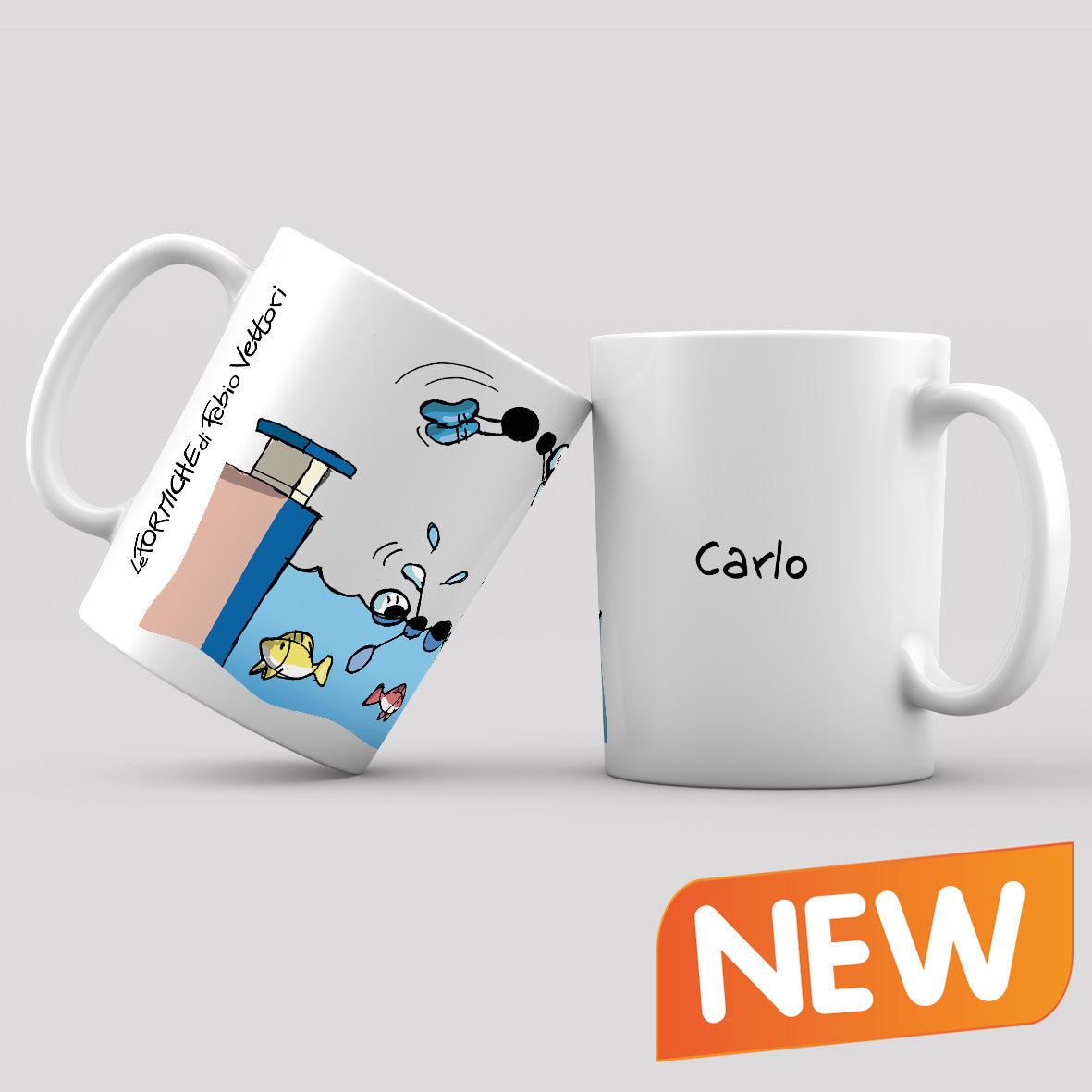 Personalized MUG "Swimming"