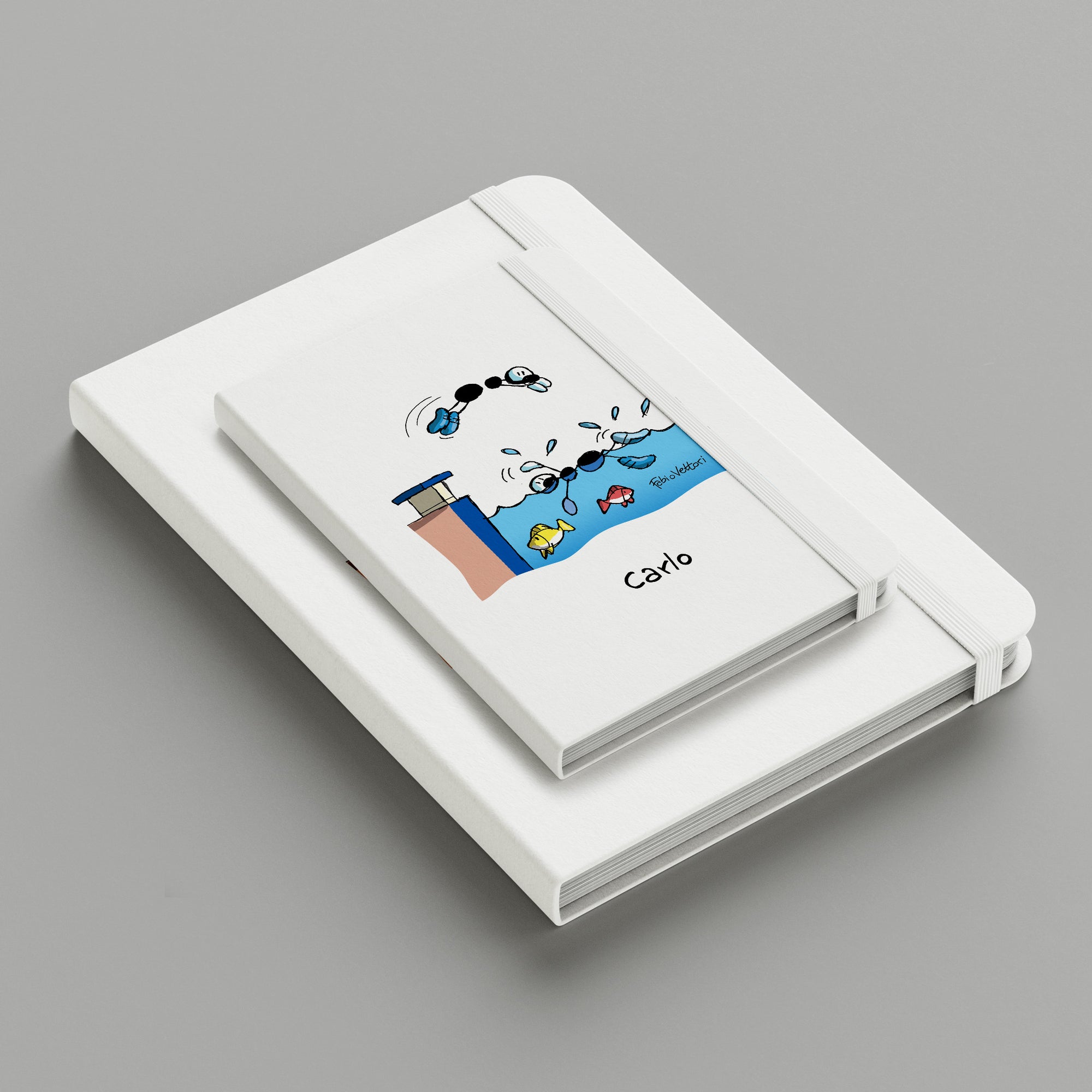 Notebook Personalizzato soggetto "Nuoto"