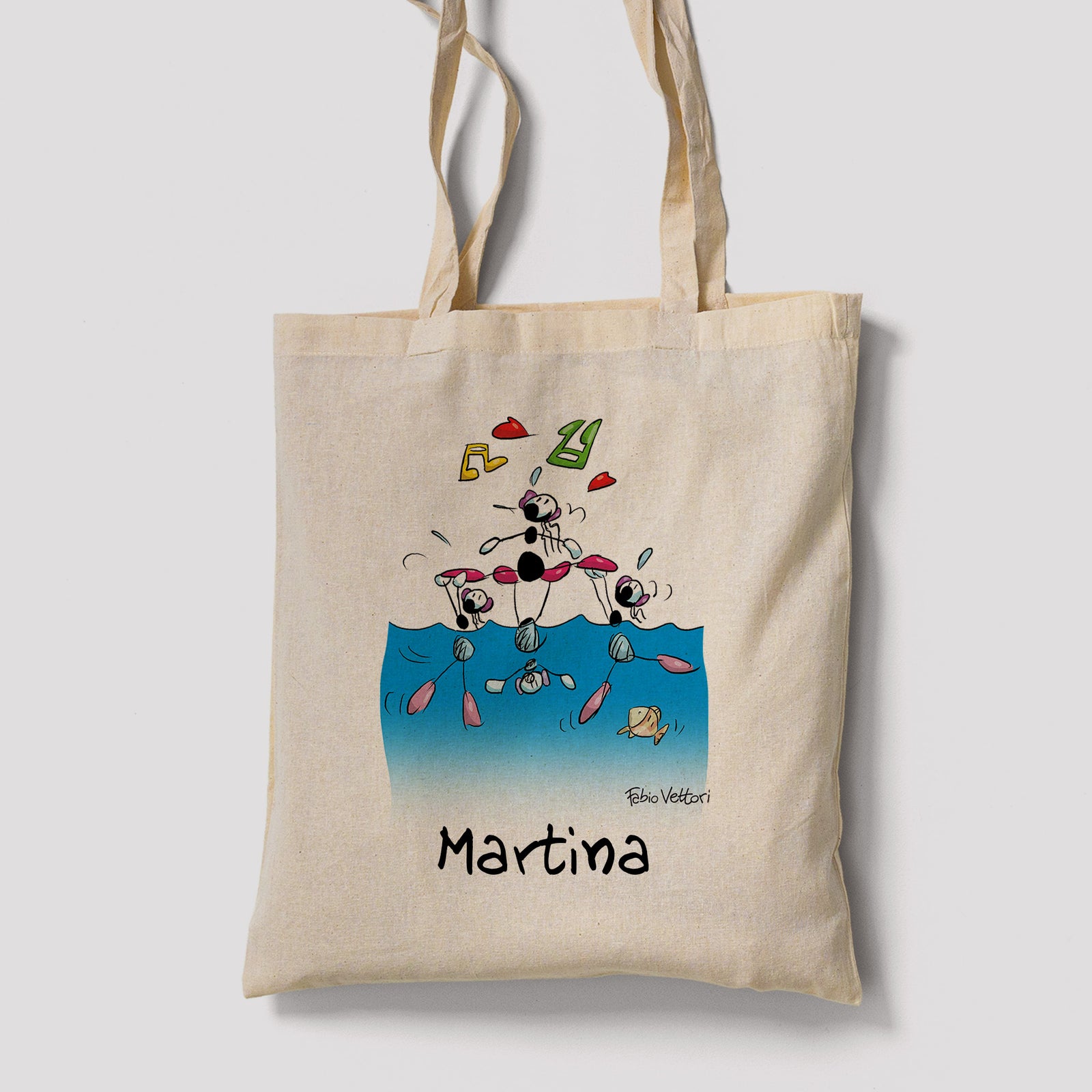 Shopper Personalizzata "Nuoto Sincronizzato"