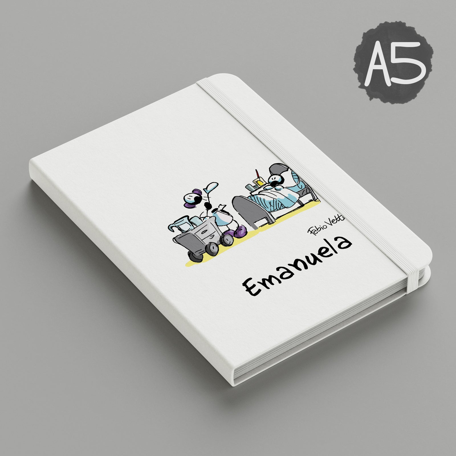 Personalized notebook with the subject "Biologist"