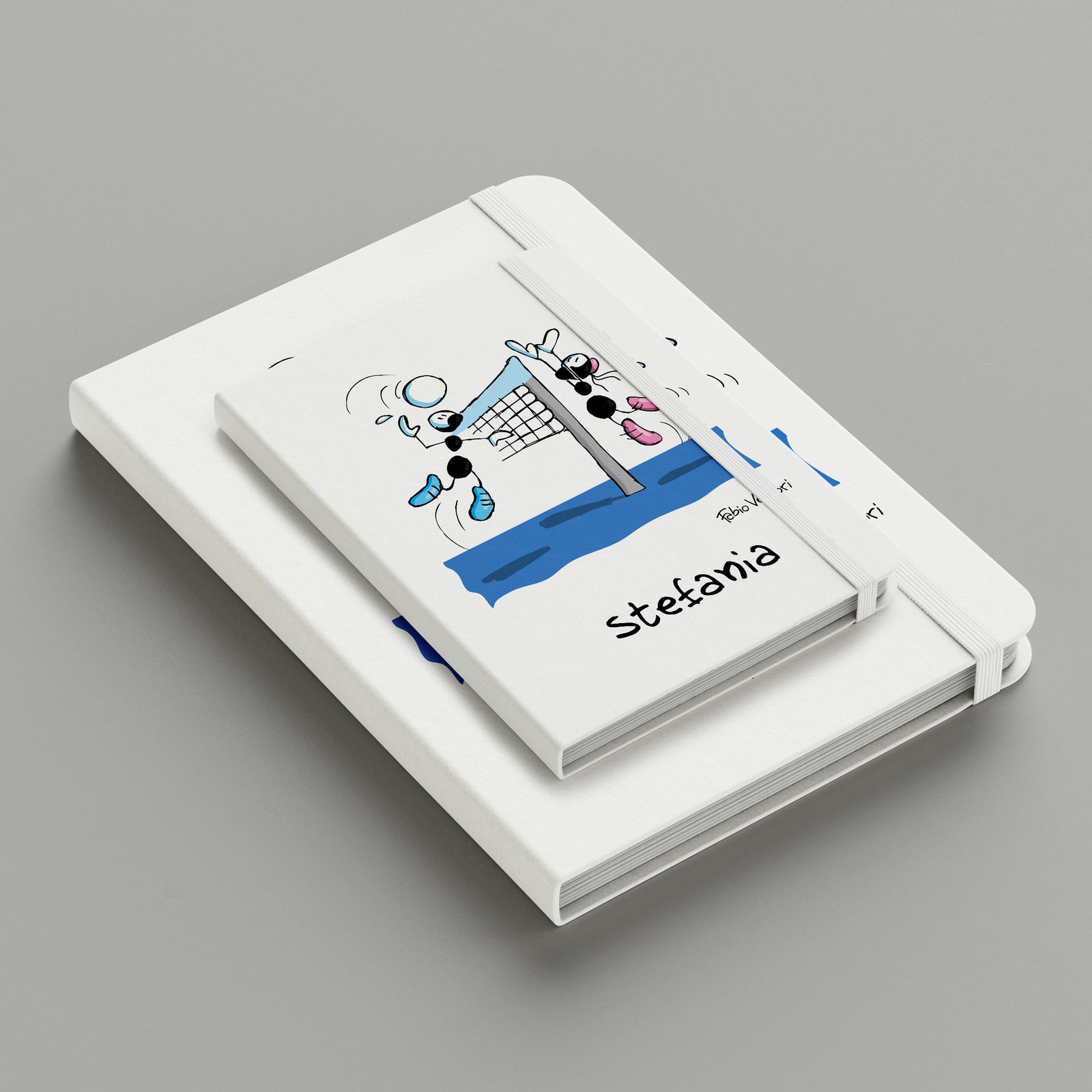 Personalized notebook with "Volleyball" theme