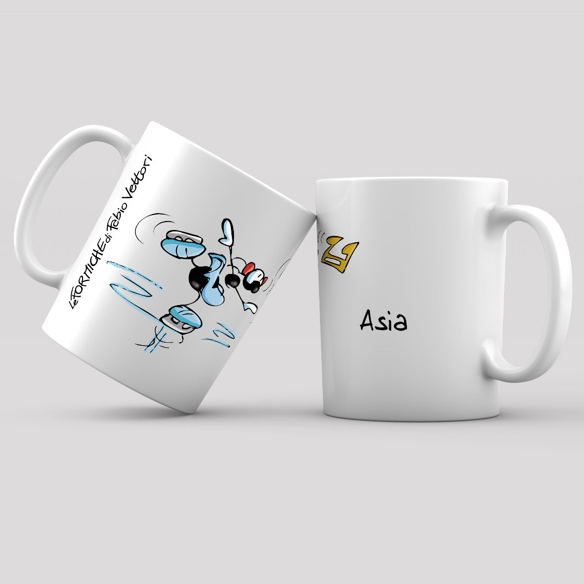 Personalized MUG "Ice Skates"