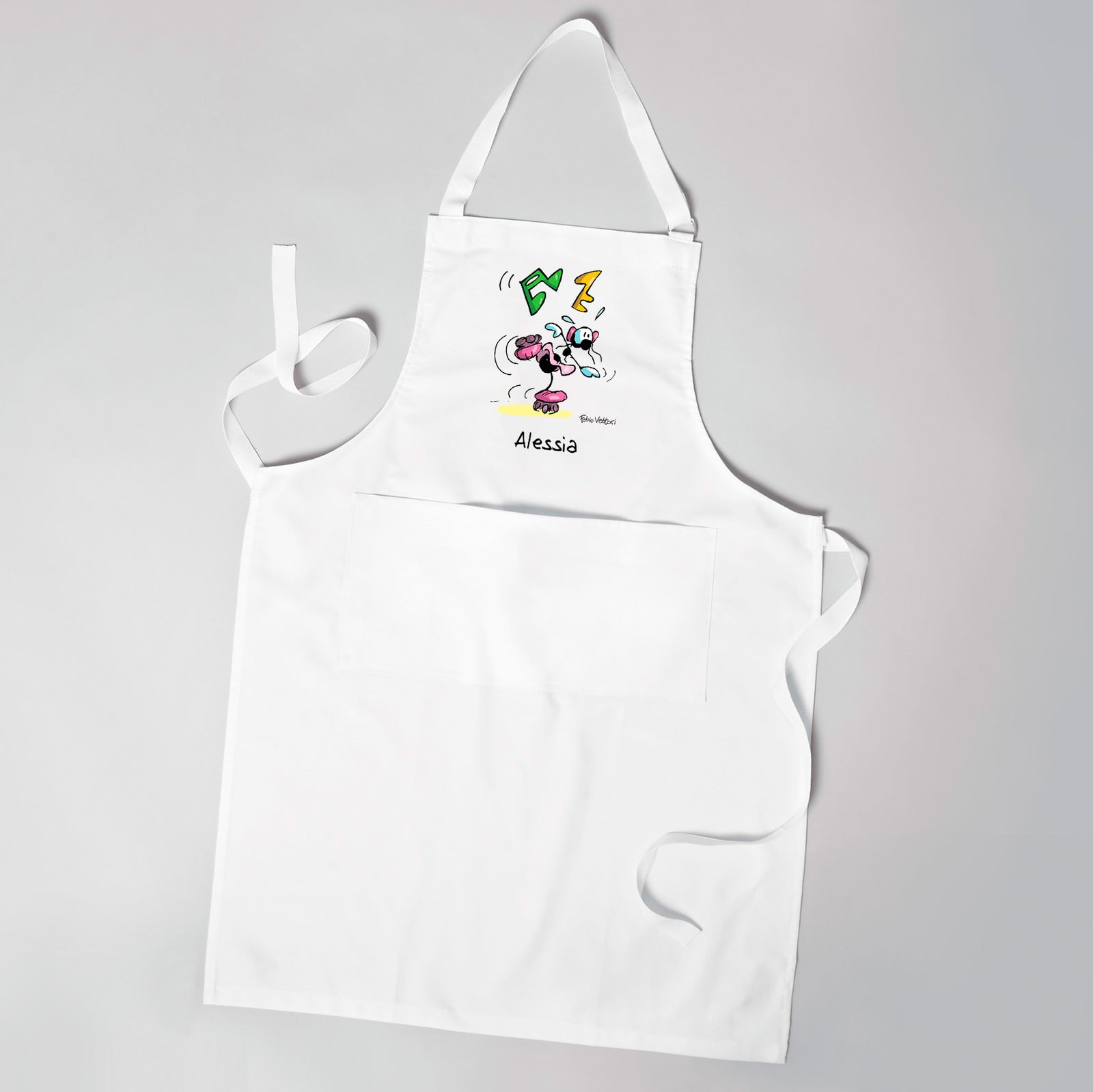 Grembiule Personalizzato "Pattini a rotelle"