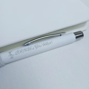 Customizable A5 notebook with pen, subject "Diary of Wishes"