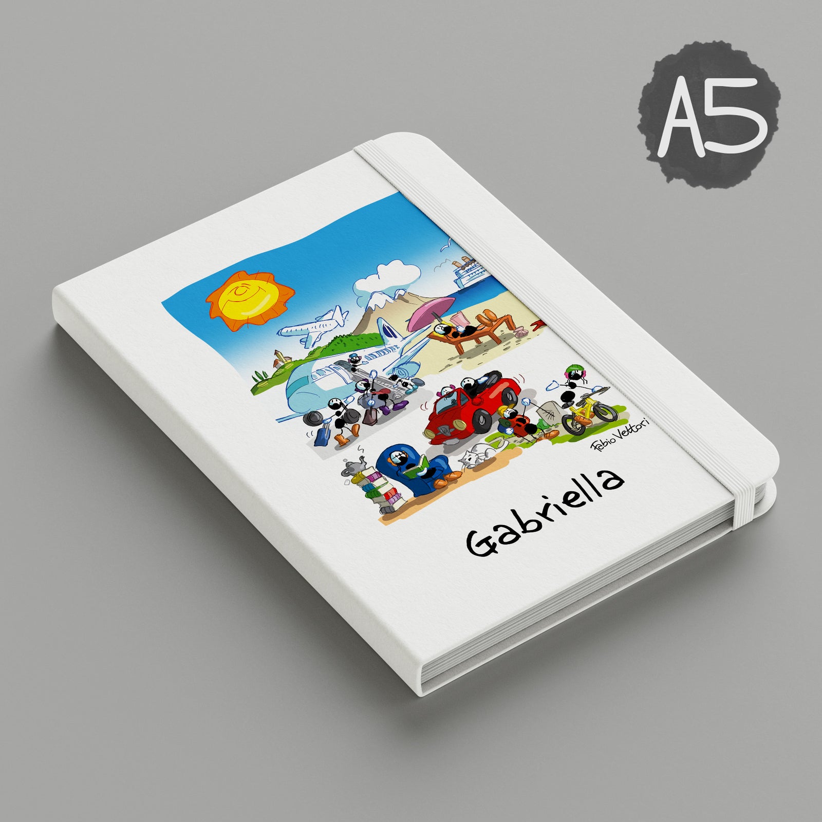 Personalized notebook with the subject "Biologist"