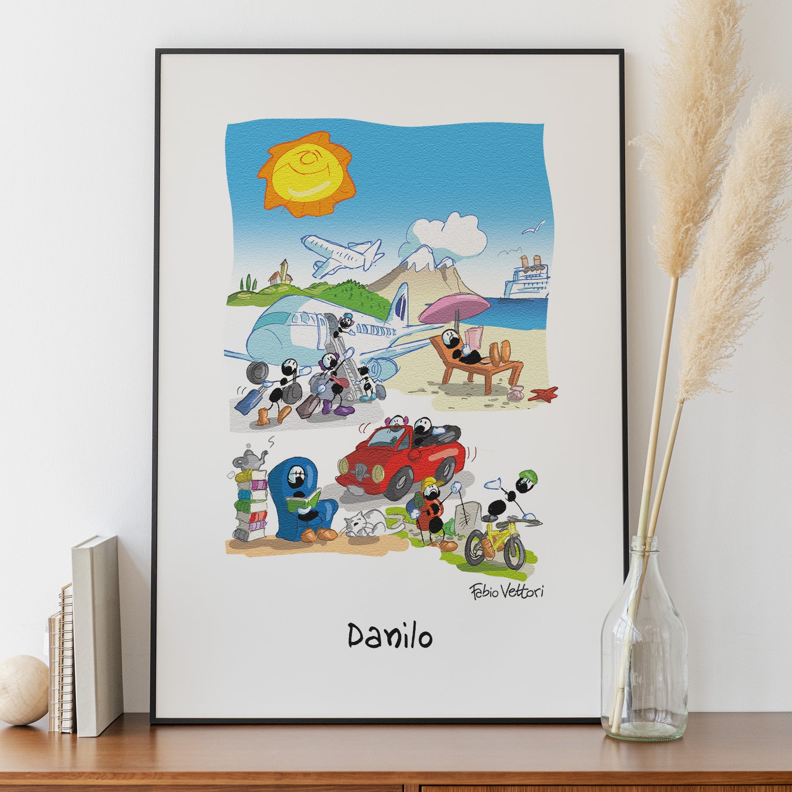 Personalized poster print with "Doctors" theme