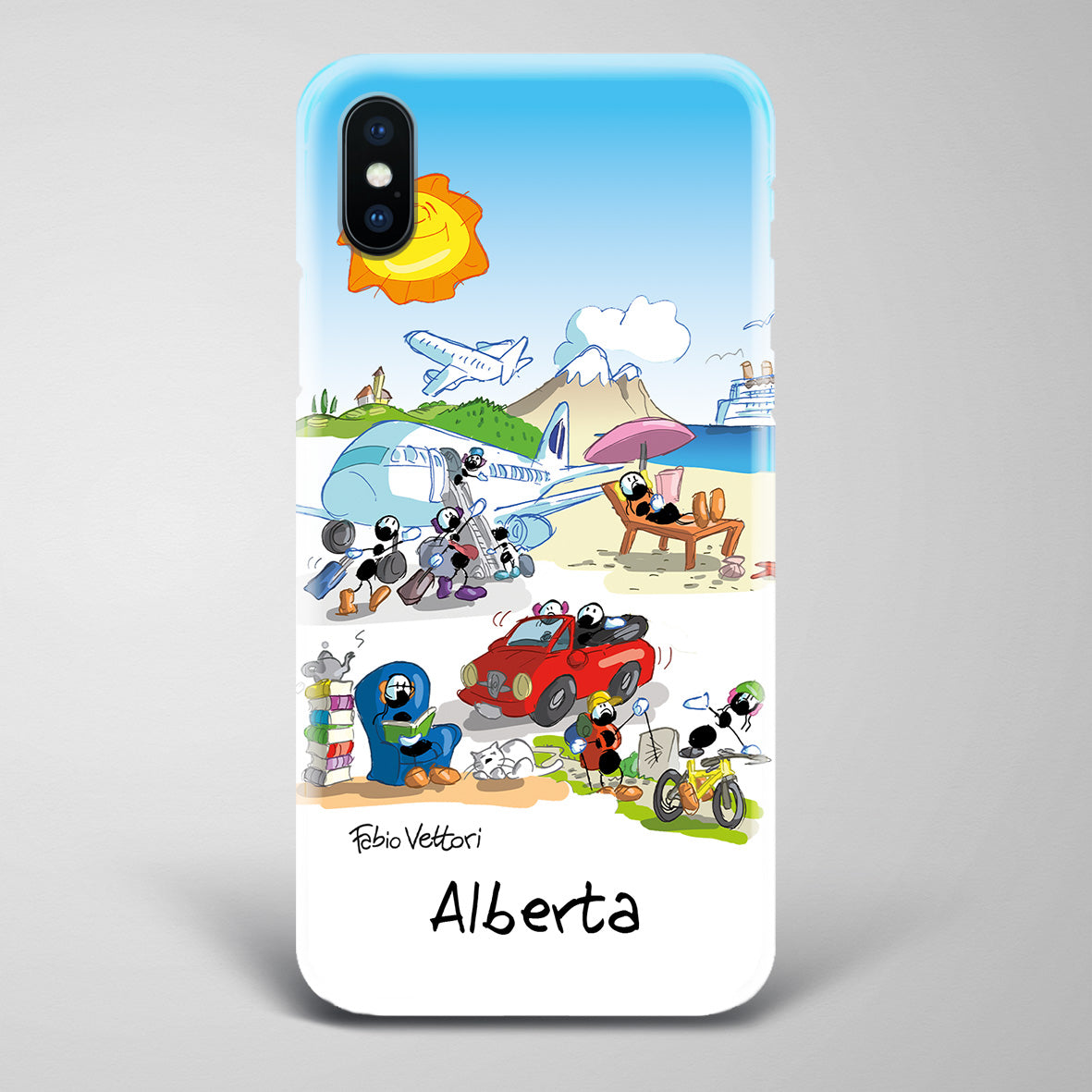 Artistic Smartphone Cover Personalized Decoration on ceramic