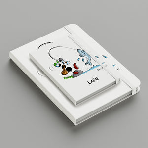 Personalized notebook with "Fisherman" theme