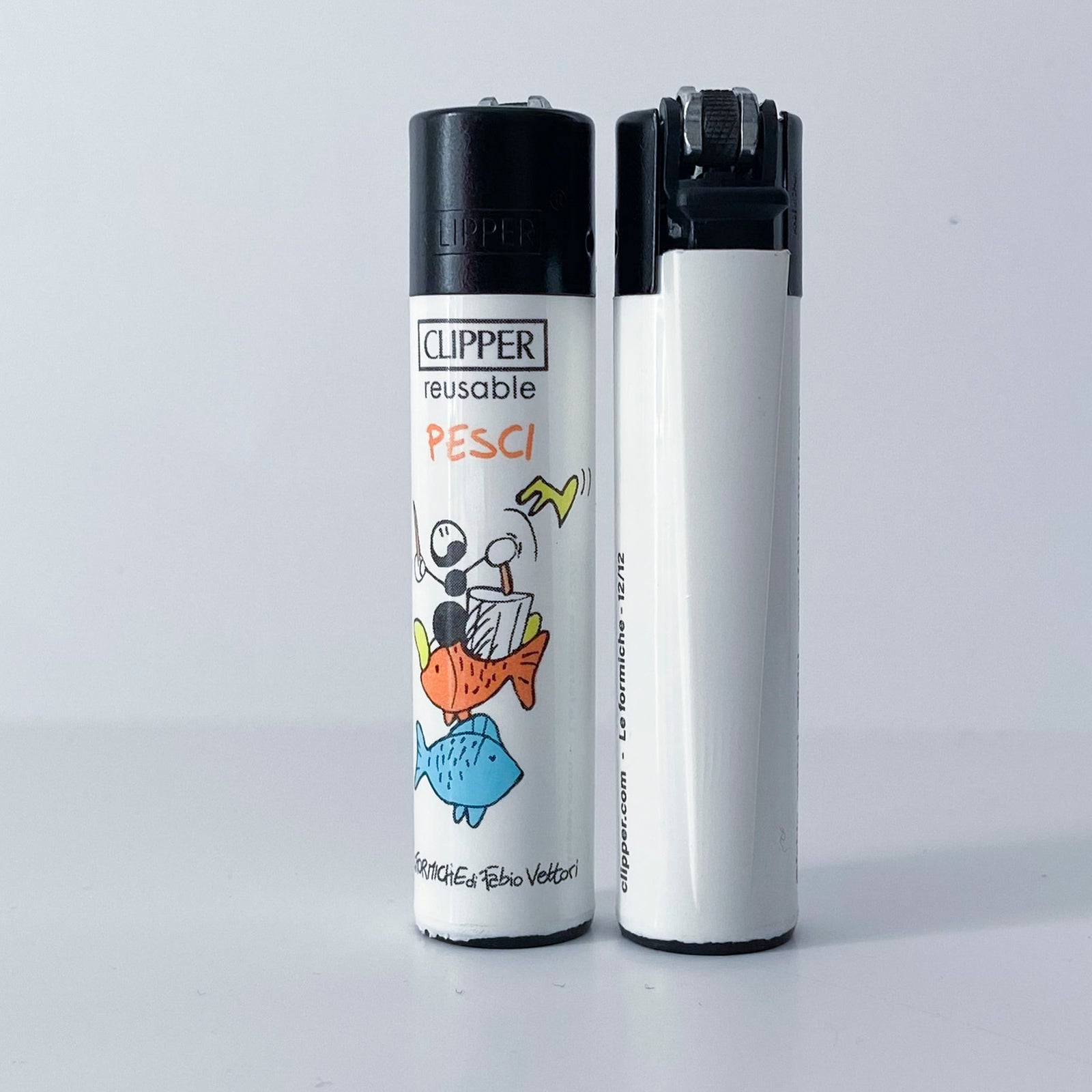 CLIPPER lighter limited series Zodiaco by Fabio Vettori Subject "Pisces"