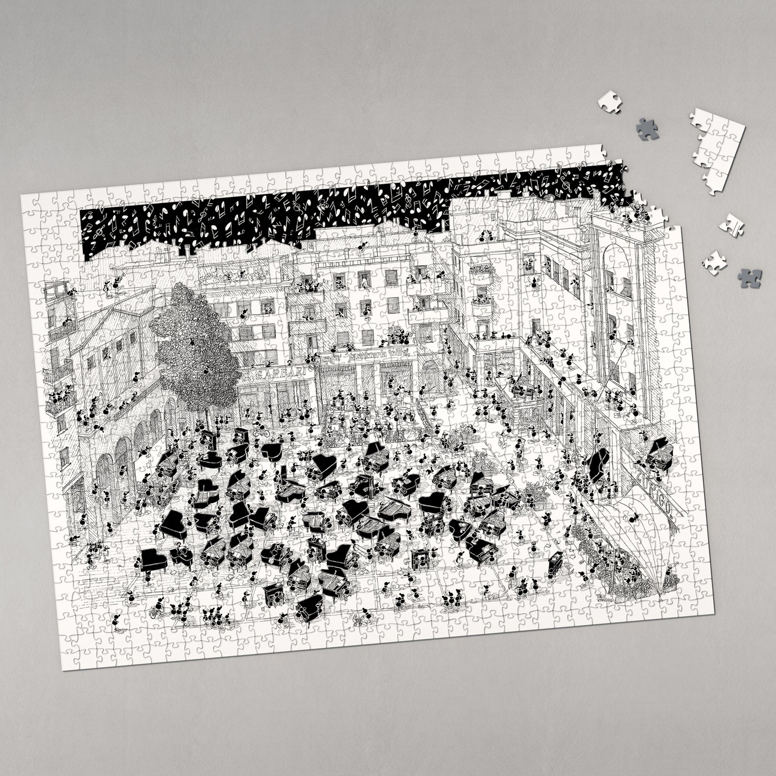 Puzzle "Pianoforti" 1080 pezzi