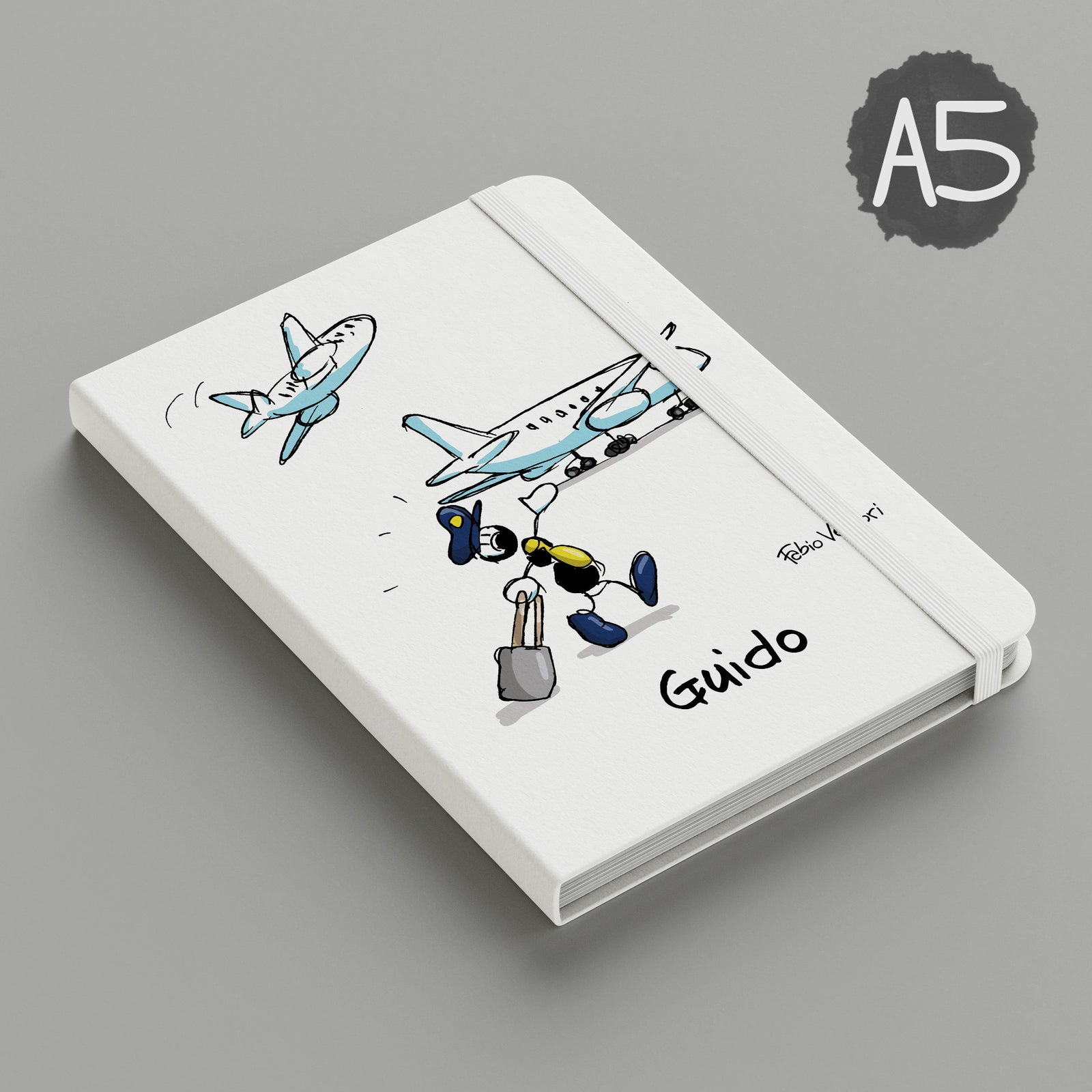 Personalized notebook "Pilot" subject