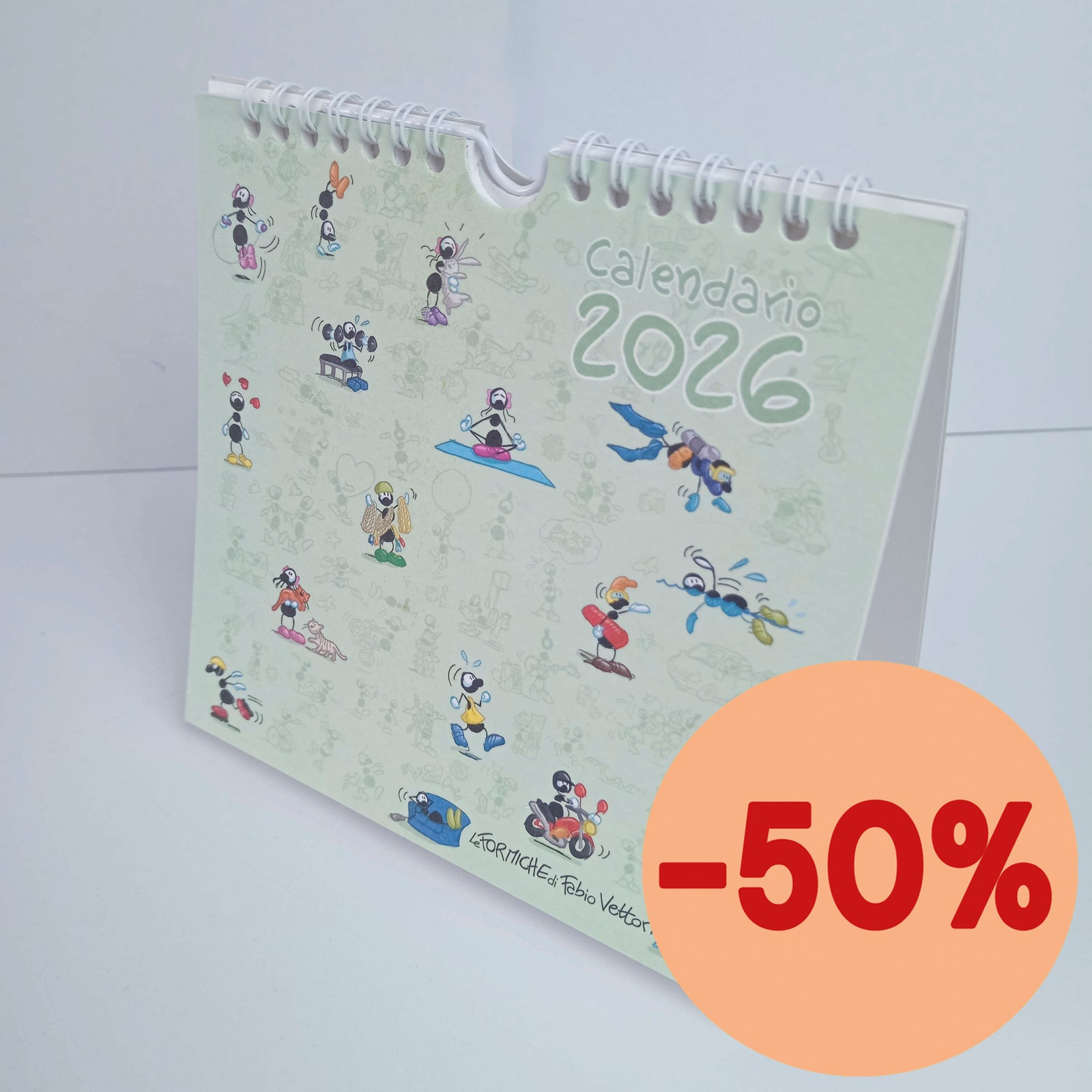 Calendario Piramide 2026 delle Formiche di Fabio Vettori (FV26PI)