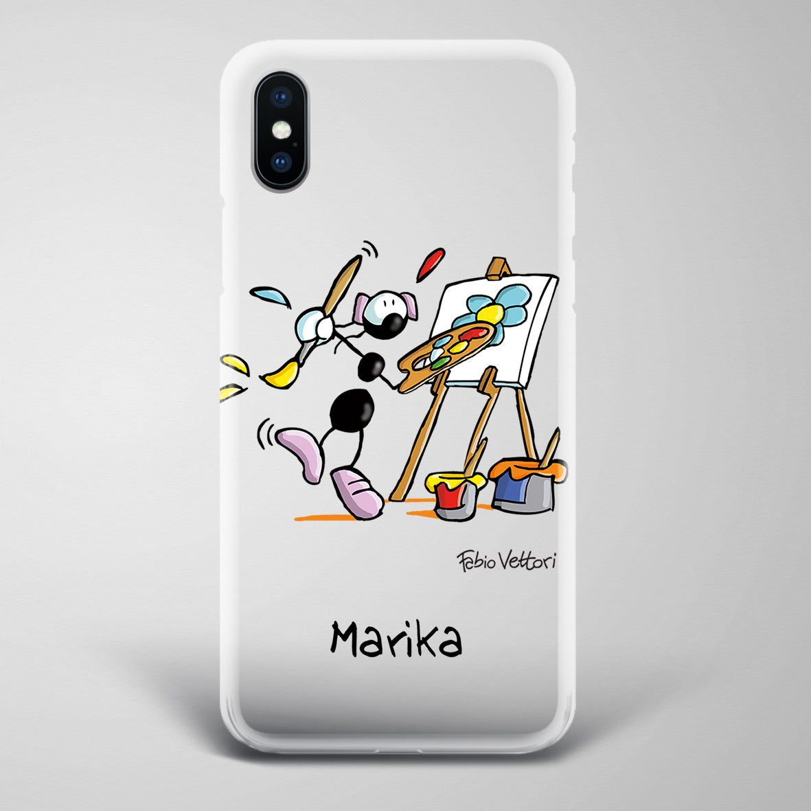 Artistic Smartphone Cover Personalized Decoration on ceramic